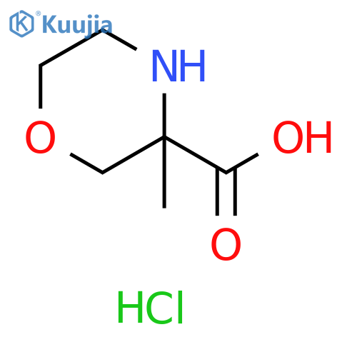 3-methylmorpholine-3-carboxylic acid Hydrochloride structure