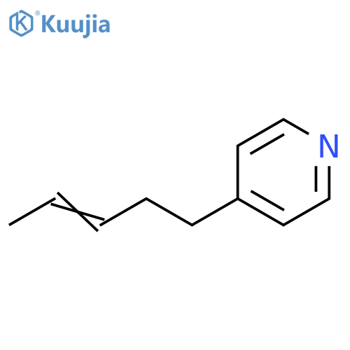 Pyridine,4-(3-penten-1-yl)- structure