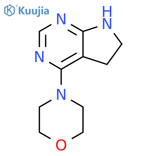 4-{5H,6H,7H-pyrrolo2,3-dpyrimidin-4-yl}morpholine structure