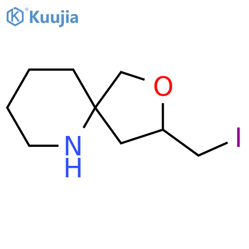 3-(iodomethyl)-2-oxa-6-azaspiro4.5decane structure