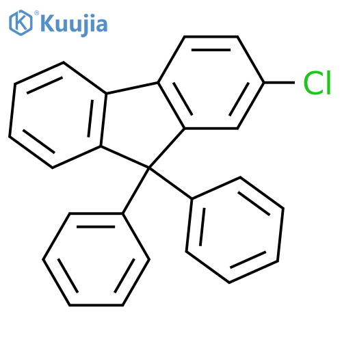 2-Chloro-9,9-diphenylfluorene, structure
