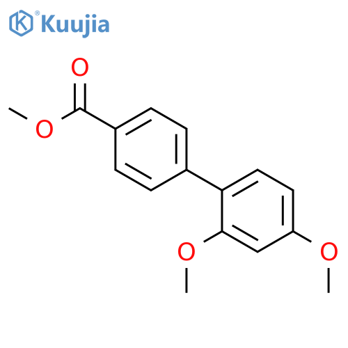 Methyl 4-(2,4-Dimethoxyphenyl)benzoate structure