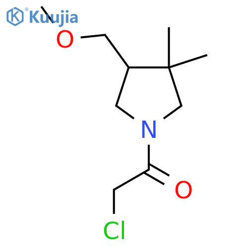 2-Chloro-1-(4-(methoxymethyl)-3,3-dimethylpyrrolidin-1-yl)ethan-1-one structure