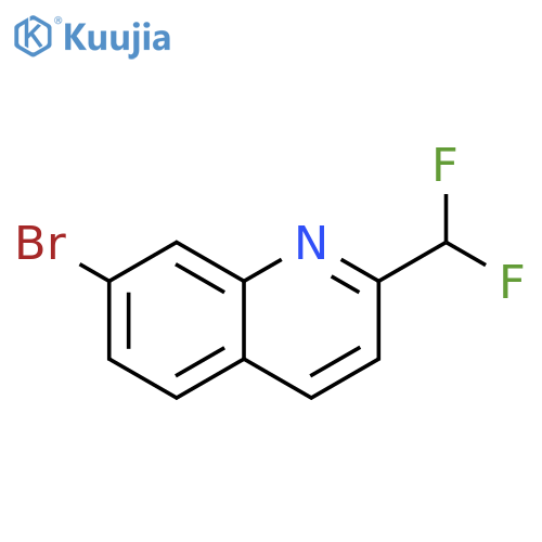 7-Bromo-2-(difluoromethyl)quinoline structure