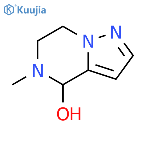 5-methyl-4H,5H,6H,7H-pyrazolo1,5-apyrazin-4-ol structure