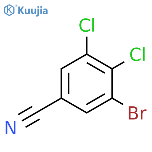 3-bromo-4,5-dichlorobenzonitrile structure