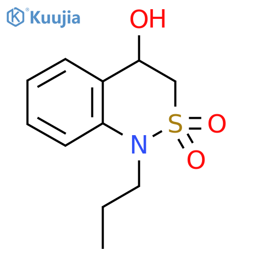 4-hydroxy-1-propyl-3,4-dihydro-1H-benzo[c][1,2]thiazine 2,2-dioxide structure
