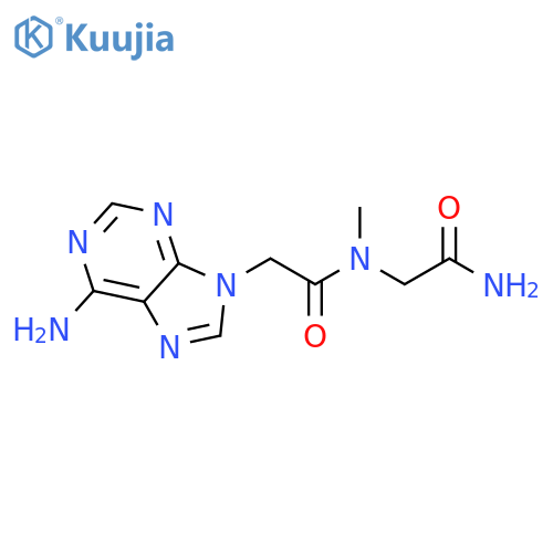 2-2-(6-imino-6,9-dihydro-3H-purin-9-yl)-N-methylacetamidoacetamide structure