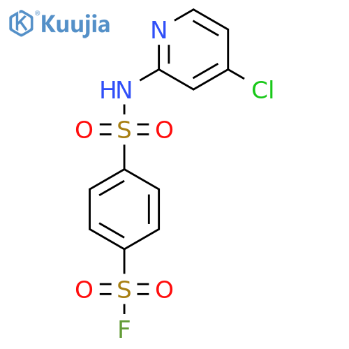4-[(4-Chloropyridin-2-yl)sulfamoyl]benzene-1-sulfonyl fluoride structure