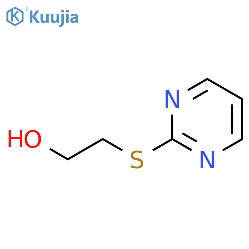2-(pyrimidin-2-ylsulfanyl)ethan-1-ol structure