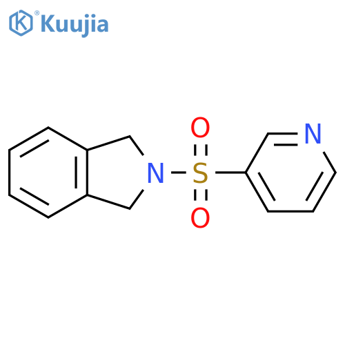 2-(pyridine-3-sulfonyl)-2,3-dihydro-1H-isoindole structure