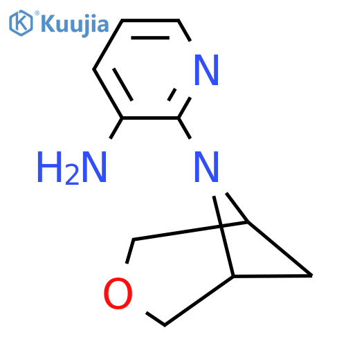 2-(3-Oxa-6-azabicyclo[3.1.1]heptan-6-yl)pyridin-3-amine structure