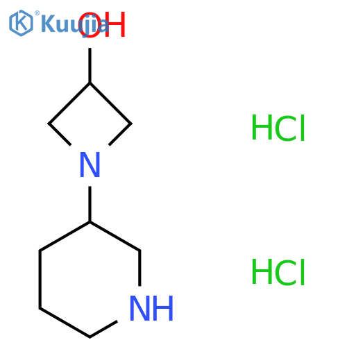 1-(Piperidin-3-yl)azetidin-3-ol dihydrochloride structure