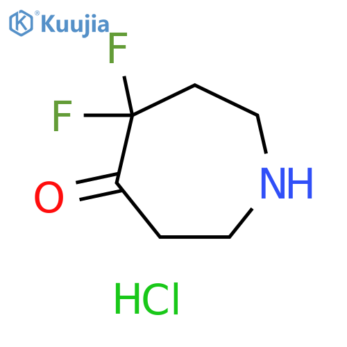 5,5-difluoroazepan-4-one hydrochloride structure