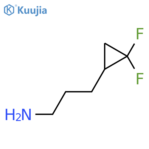 3-(2,2-Difluorocyclopropyl)propan-1-amine structure
