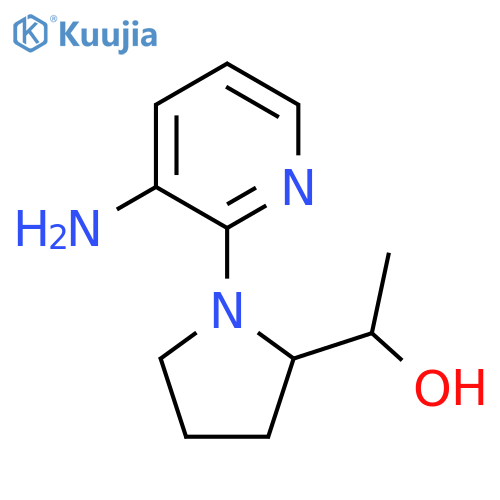 1-(1-(3-Aminopyridin-2-yl)pyrrolidin-2-yl)ethan-1-ol structure