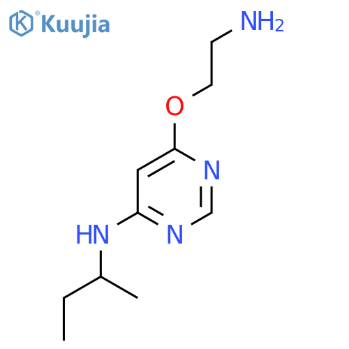 6-(2-Aminoethoxy)-N-(sec-butyl)pyrimidin-4-amine structure