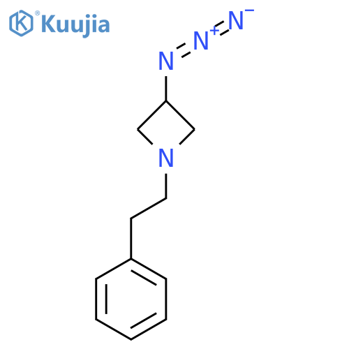 3-Azido-1-phenethylazetidine structure