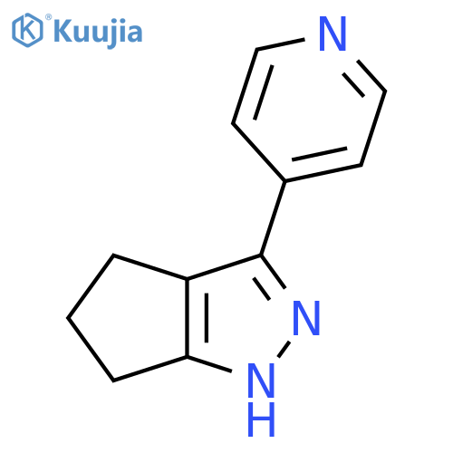 3-(Pyridin-4-yl)-1,4,5,6-tetrahydrocyclopenta[c]pyrazole structure