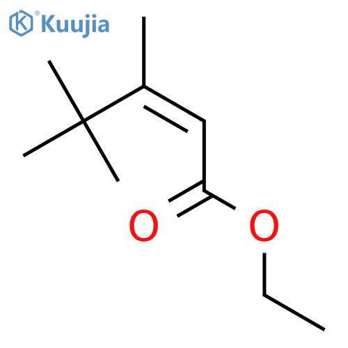 ethyl (2Z)-3,4,4-trimethylpent-2-enoate structure