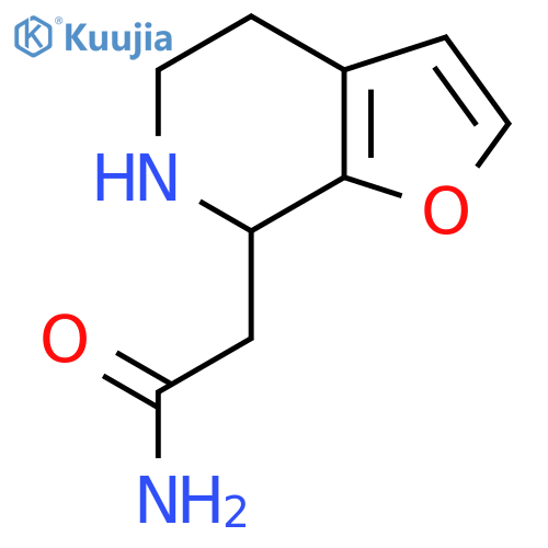 2-{4H,5H,6H,7H-furo2,3-cpyridin-7-yl}acetamide structure