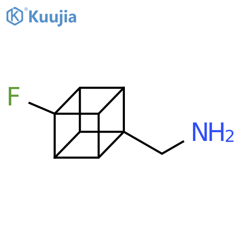 (4-fluorocuban-1-yl)methanamine structure