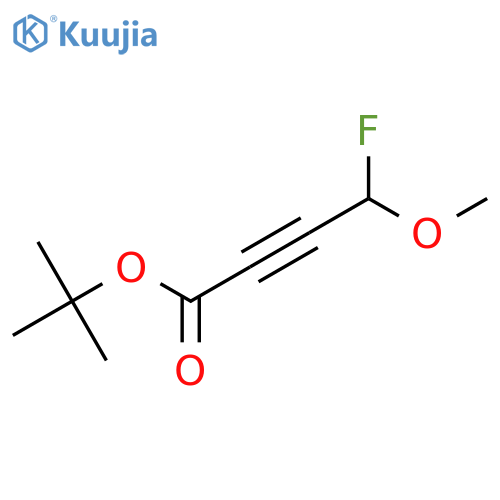 Tert-butyl 4-fluoro-4-methoxybut-2-ynoate structure