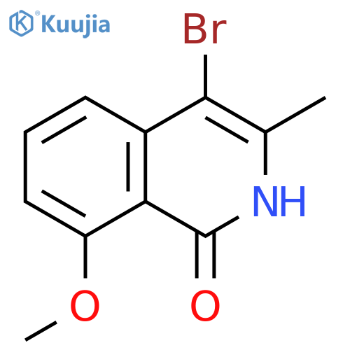 1(2H)-Isoquinolinone, 4-bromo-8-methoxy-3-methyl- structure