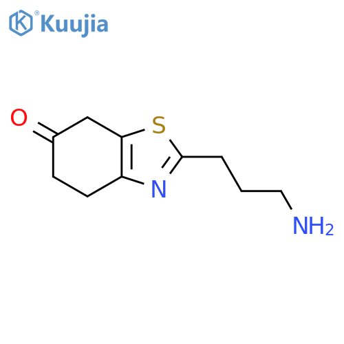 2-(3-Aminopropyl)-4,5,6,7-tetrahydro-1,3-benzothiazol-6-one structure