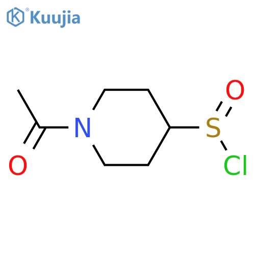 1-Acetylpiperidine-4-sulfinyl chloride structure
