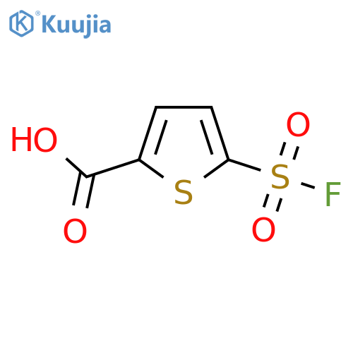 5-(Fluorosulfonyl)thiophene-2-carboxylic acid structure