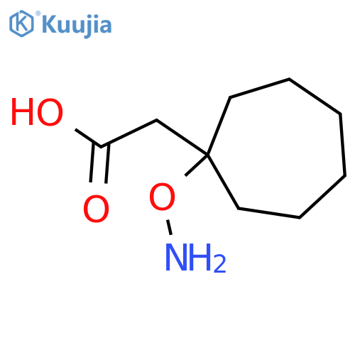 2-[1-(Aminooxy)cycloheptyl]acetic acid structure