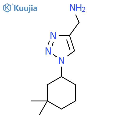 [1-(3,3-dimethylcyclohexyl)-1H-1,2,3-triazol-4-yl]methanamine structure
