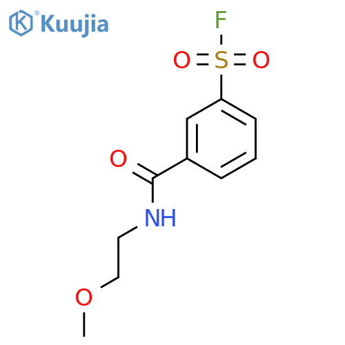 3-[(2-Methoxyethyl)carbamoyl]benzene-1-sulfonyl fluoride structure