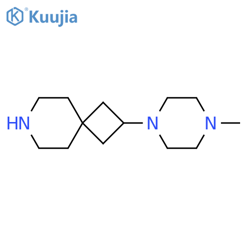 7-Azaspiro[3.5]nonane, 2-(4-methyl-1-piperazinyl)- structure