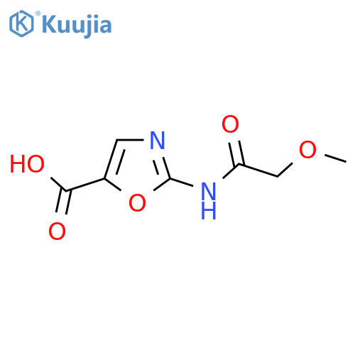2-(2-methoxyacetamido)-1,3-oxazole-5-carboxylic acid structure