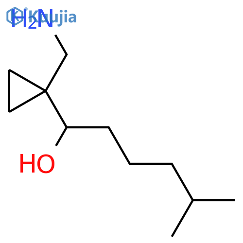 Cyclopropanemethanol, 1-(aminomethyl)-α-(4-methylpentyl)- structure