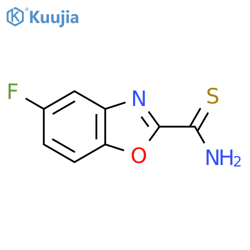 5-Fluoro-1,3-benzoxazole-2-carbothioamide structure