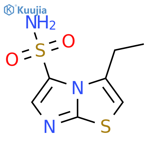 3-ethylimidazo2,1-b1,3thiazole-5-sulfonamide structure