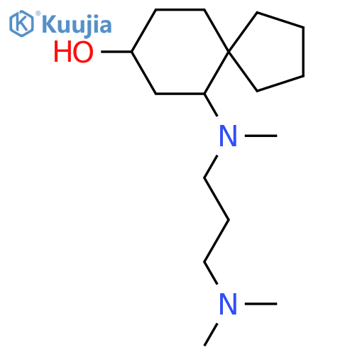 6-{[3-(Dimethylamino)propyl](methyl)amino}spiro[4.5]decan-8-ol structure