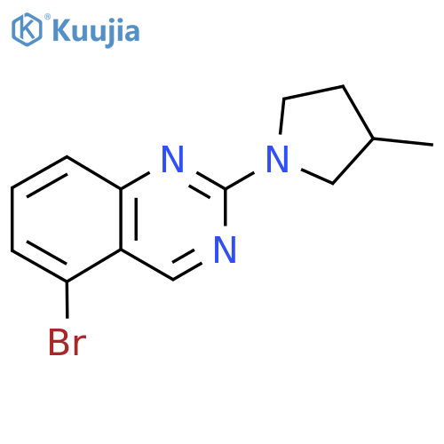 5-Bromo-2-(3-methylpyrrolidin-1-yl)quinazoline structure