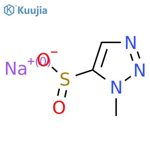 Sodium 1-methyl-1H-1,2,3-triazole-5-sulfinate structure