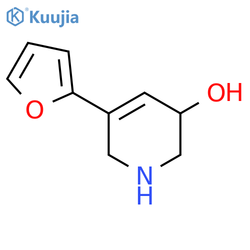 5-(Furan-2-yl)-1,2,3,6-tetrahydropyridin-3-ol structure