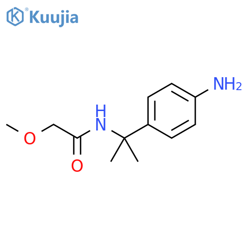 Acetamide, N-[1-(4-aminophenyl)-1-methylethyl]-2-methoxy- structure
