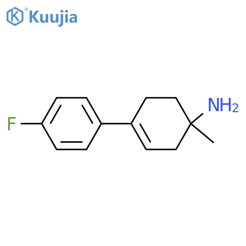 4-(4-Fluorophenyl)-1-methylcyclohex-3-en-1-amine structure