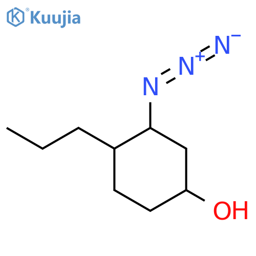 3-Azido-4-propylcyclohexan-1-ol structure