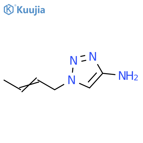 1H-1,2,3-Triazol-4-amine, 1-(2-buten-1-yl)- structure