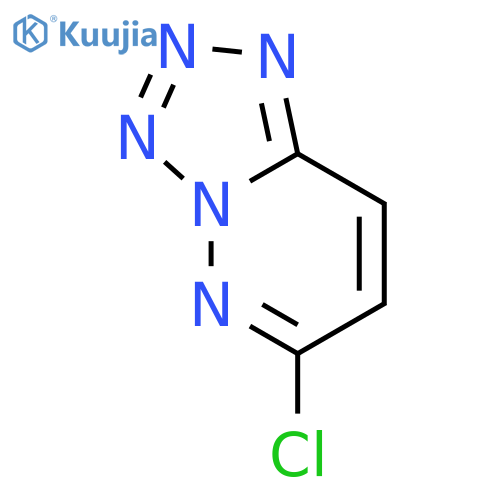 6-chloro-[1,2,3,4]tetrazolo[1,5-b]pyridazine structure