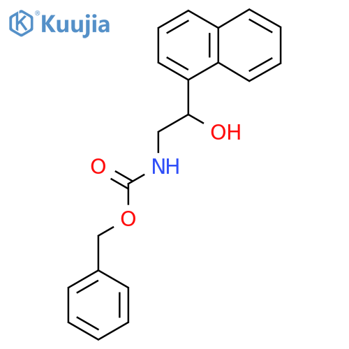 benzyl N-2-hydroxy-2-(naphthalen-1-yl)ethylcarbamate structure