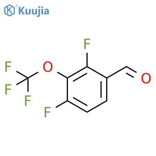 2,4-Difluoro-3-(trifluoromethoxy)benzaldehyde structure